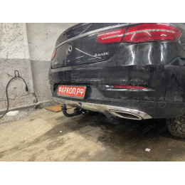 M-153 STEINHOF Фаркоп на Mercedes GLE-Class Coupe c292 2015-2019. Требуется подрезка бампера. Тип шара: A. Нагрузки: 3500/140 кг, масса фаркопа 30,64 кг (без электрики в комп
