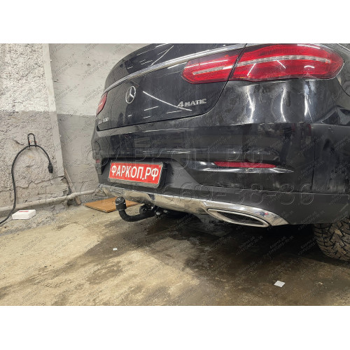 M-153 STEINHOF Фаркоп на Mercedes GLE-Class Coupe c292 2015-2019. Требуется подрезка бампера. Тип шара: A. Нагрузки: 3500/140 кг, масса фаркопа 30,64 кг (без электрики в комплекте)