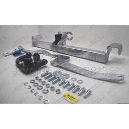 M149V GALIA Полностью оцинкованный фаркоп на Mazda CX-60 2022-, Mazda CX-80 2024-. Подрозетник убирается за бампер. Тип шара: AV (вертикальное быстросъемное креп