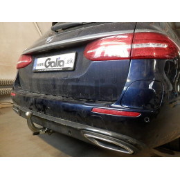 M151C GALIA Полностью оцинкованный фаркоп на Mercedes E-Class w213/s213 седан/универсал 2016-2023. Подрозетник убирается за бампер. Тип шара: C (горизонтальный с