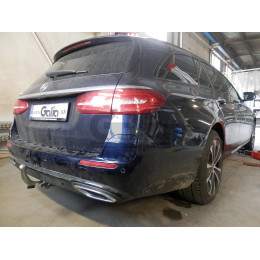 M151C GALIA Полностью оцинкованный фаркоп на Mercedes E-Class w213/s213 седан/универсал 2016-2023. Подрозетник убирается за бампер. Тип шара: C (горизонтальный с