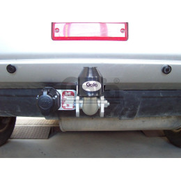 N040C GALIA Полностью оцинкованный фаркоп на Nissan X-Trail T30 2001-2007. Тип шара: C (горизонтальный съемный). Подрезка бампера. Нагрузки: 2100/100 кг, масса фарк