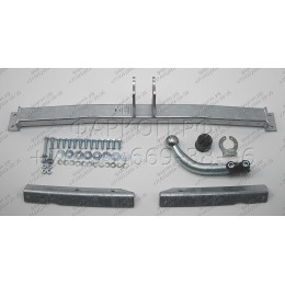 N044A GALIA Полностью оцинкованный фаркоп на Nissan Micra K12 2003-2010. Тип шара: A. Невидимый вырез бампера. Нагрузки: 1150/75 кг, масса фаркопа 14,01 кг