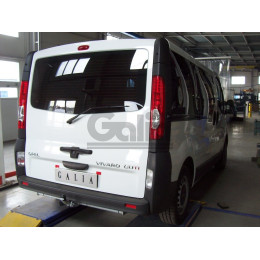 N048C GALIA Полностью оцинкованный фаркоп на Nissan Primastar 2002-2014, Opel Vivaro 2002-2014, Renault Trafic 2002-2014. Тип шара: C (горизонтальный съемный). Установка без снятия