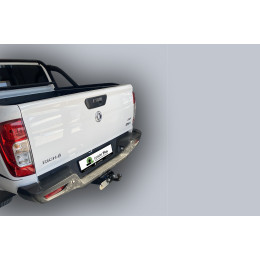 N107-F Лидер-плюс ТСУ для Nissan Navara Double Cab со ступенькой 2005-2015 без снятия и выреза бампера. Тип шара: F. Нагрузки: 2000/100 кг, масса фаркопа 23,8 кг (без эл