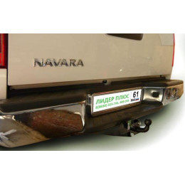 N107-F Лидер-плюс ТСУ для Nissan Navara Double Cab со ступенькой 2005-2015 без снятия и выреза бампера. Тип шара: F. Нагрузки: 2000/100 кг, масса фаркопа 23,8 кг (без эл