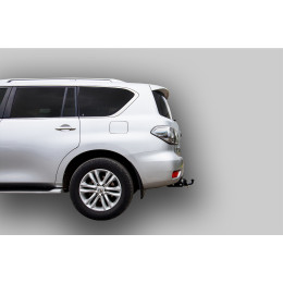 N124-F Лидер-плюс ТСУ для Nissan Patrol Y62 2010-2025 без снятия и выреза бампера. Тип шара: F. Нагрузки: 2000/100 кг, масса фаркопа 23,9 кг (без электрики в комплек