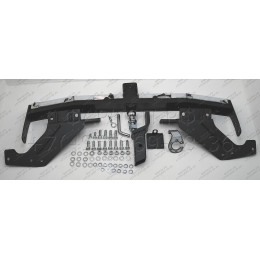 NPA-22-991124.00 PT GROUP Фаркоп с нержавеющей накладкой на Nissan Pathfinder R53 2022- без подрезки бампера. Тип шара: E (легкосъемный шар под квадрат). Нагрузки: 2750