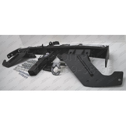NPA-22-991124.00 PT GROUP Фаркоп с нержавеющей накладкой на Nissan Pathfinder R53 2022- без подрезки бампера. Тип шара: E (легкосъемный шар под квадрат). Нагрузки: 2750