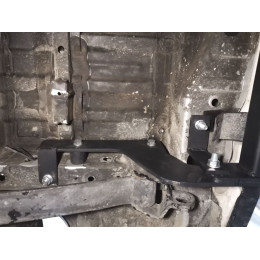 H.N26.A HALTY Фаркоп на Nissan NV200 2009- без подрезки бампера. Тип шара: A. Нагрузки: 1100/75 кг, масса фаркопа 17,5 кг
