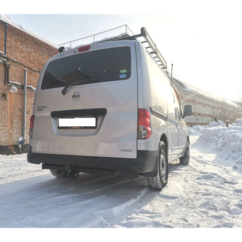 H.N26.A HALTY Фаркоп на Nissan NV200 2009- без подрезки бампера. Тип шара: A. Нагрузки: 1100/75 кг, масса фаркопа 17,5 кг