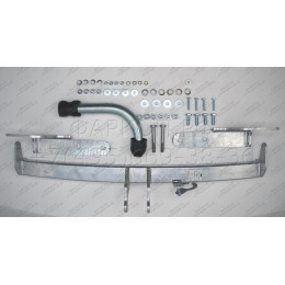 P040A GALIA Полностью оцинкованный фаркоп на Peugeot 3008 2009-2016, кроме Hybrid. Подрозетник убирается за бампер. Тип шара: A. Установка без снятия и выреза б