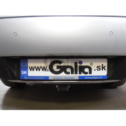 P043A GALIA Полностью оцинкованный фаркоп на Peugeot 508 седан, кроме GT 2011-2019. Подрозетник убирается за бампер. Тип шара: A. Невидимый вырез бампера. На