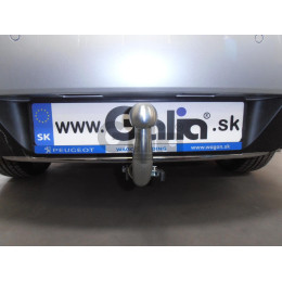 P043A GALIA Полностью оцинкованный фаркоп на Peugeot 508 седан, кроме GT 2011-2019. Подрозетник убирается за бампер. Тип шара: A. Невидимый вырез бампера. На