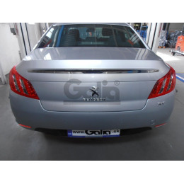 P043A GALIA Полностью оцинкованный фаркоп на Peugeot 508 седан, кроме GT 2011-2019. Подрозетник убирается за бампер. Тип шара: A. Невидимый вырез бампера. На