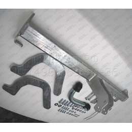 P043A GALIA Полностью оцинкованный фаркоп на Peugeot 508 седан, кроме GT 2011-2019. Подрозетник убирается за бампер. Тип шара: A. Невидимый вырез бампера. На