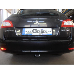 P044A GALIA Полностью оцинкованный фаркоп на Peugeot 508 универсал 2011-2019. Подрозетник убирается за бампер. Тип шара: A. Невидимый вырез бампера. Нагруз