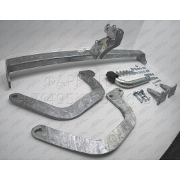 P044A GALIA Полностью оцинкованный фаркоп на Peugeot 508 универсал 2011-2019. Подрозетник убирается за бампер. Тип шара: A. Невидимый вырез бампера. Нагруз