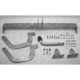 P044A GALIA Полностью оцинкованный фаркоп на Peugeot 508 универсал 2011-2019. Подрозетник убирается за бампер. Тип шара: A. Невидимый вырез бампера. Нагруз