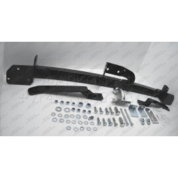 P107-F Лидер-плюс ТСУ для Peugeot Boxer 3 (L1, L2, L3) 2006-, Citroen Jumper (L1, L2, L3) 2006-, Fiat Ducato (L1, L2, L3) 2006- без подрезки и снятия бампера. Тип шара: F. Нагрузки: 2000/100 кг, м