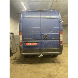P107-F Лидер-плюс ТСУ для Peugeot Boxer 3 (L1, L2, L3) 2006-, Citroen Jumper (L1, L2, L3) 2006-, Fiat Ducato (L1, L2, L3) 2006- без подрезки и снятия бампера. Тип шара: F. Нагрузки: 2000/100 кг, м