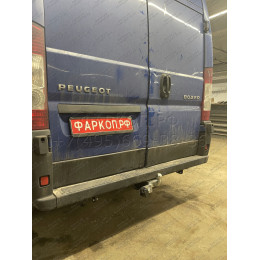 P107-F Лидер-плюс ТСУ для Peugeot Boxer 3 (L1, L2, L3) 2006-, Citroen Jumper (L1, L2, L3) 2006-, Fiat Ducato (L1, L2, L3) 2006- без подрезки и снятия бампера. Тип шара: F. Нагрузки: 2000/100 кг, м