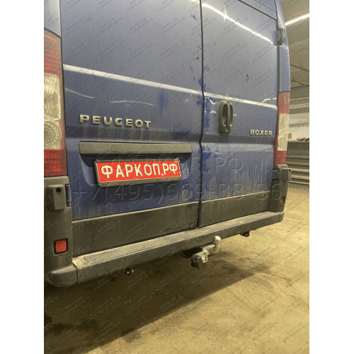 P107-F Лидер-плюс ТСУ для Peugeot Boxer 3 (L1, L2, L3) 2006-, Citroen Jumper (L1, L2, L3) 2006-, Fiat Ducato (L1, L2, L3) 2006- без подрезки и снятия бампера. Тип шара: F. Нагрузки: 2000/100 кг, масса фаркопа 21,9 кг (без электрики в комплекте)