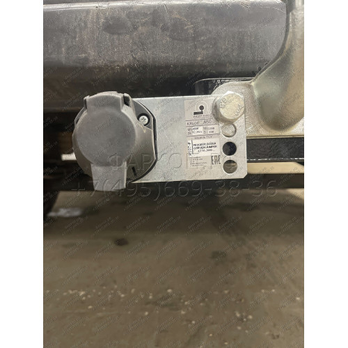 P107-F Лидер-плюс ТСУ для Peugeot Boxer 3 (L1, L2, L3) 2006-, Citroen Jumper (L1, L2, L3) 2006-, Fiat Ducato (L1, L2, L3) 2006- без подрезки и снятия бампера. Тип шара: F. Нагрузки: 2000/100 кг, масса фаркопа 21,9 кг (без электрики в комплекте)