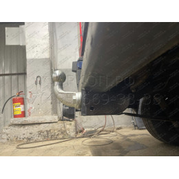P107-F Лидер-плюс ТСУ для Peugeot Boxer 3 (L1, L2, L3) 2006-, Citroen Jumper (L1, L2, L3) 2006-, Fiat Ducato (L1, L2, L3) 2006- без подрезки и снятия бампера. Тип шара: F. Нагрузки: 2000/100 кг, м