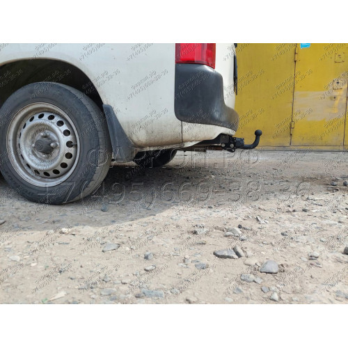 H.T68.A HALTY Фаркоп на Toyota Probox / Suceed 2WD/4WD 2014-06/2017 без подрезки бампера. Тип шара: A. Нагрузки: 550/75 кг, масса фаркопа 16,9 кг