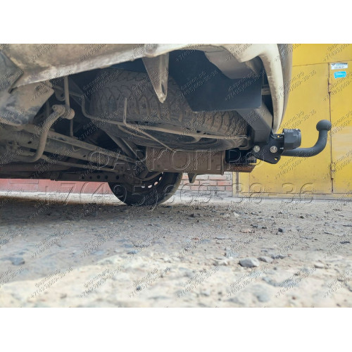 H.T68.A HALTY Фаркоп на Toyota Probox / Suceed 2WD/4WD 2014-06/2017 без подрезки бампера. Тип шара: A. Нагрузки: 550/75 кг, масса фаркопа 16,9 кг