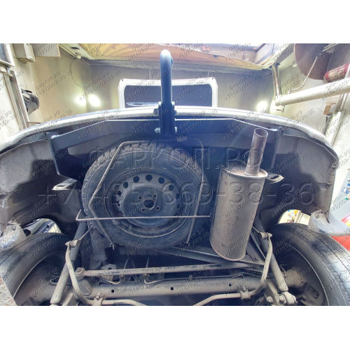 H.T68.A HALTY Фаркоп на Toyota Probox / Suceed 2WD/4WD 2014-06/2017 без подрезки бампера. Тип шара: A. Нагрузки: 550/75 кг, масса фаркопа 16,9 кг