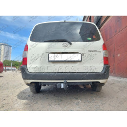 H.T68.A HALTY Фаркоп на Toyota Probox / Suceed 2WD/4WD 2014-06/2017 без подрезки бампера. Тип шара: A. Нагрузки: 550/75 кг, масса фаркопа 16,9 кг