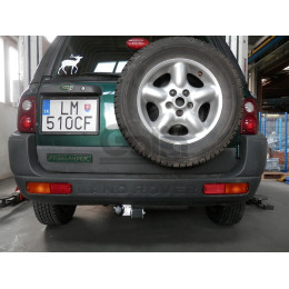 R049C GALIA Полностью оцинкованный фаркоп на Land Rover Freelander I 1997-2006. Особенности: запасное колесо на задней двери. Тип шара: C (горизонтальный съемны