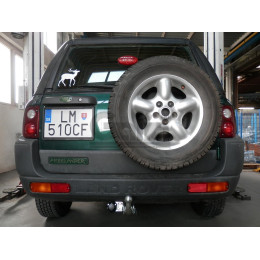 R049C GALIA Полностью оцинкованный фаркоп на Land Rover Freelander I 1997-2006. Особенности: запасное колесо на задней двери. Тип шара: C (горизонтальный съемны