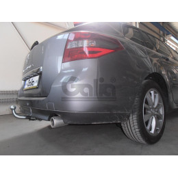 R090A GALIA Полностью оцинкованный фаркоп на Renault Laguna универсал 2007-2015. Тип шара: A. Установка без снятия и выреза бампера. Нагрузки: 1800/75 кг, масса ф