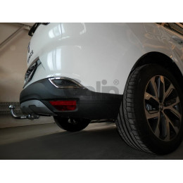 R096A GALIA Полностью оцинкованный фаркоп на Renault Espace 2015-2022. Подрозетник убирается за бампер. Тип шара: A. Установка без выреза бампера. Нагрузки: 2