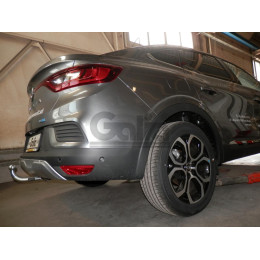 R105A GALIA Полностью оцинкованный фаркоп на Renault Arkana (только Европейская версия) 2019-. Тип шара: A. Установка без снятия и выреза бампера. Нагрузки: