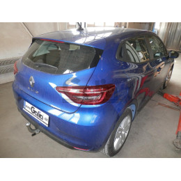 R106C GALIA Полностью оцинкованный фаркоп на Renault Clio 2019-. Тип шара: C (горизонтальный съемный). Невидимый вырез бампера. Нагрузки: 1000/75 кг, масса фар
