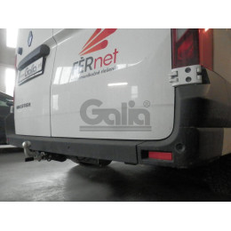 R110A GALIA Полностью оцинкованный фаркоп на Renault Master 2024-, Nissan Interstar 2024-. Тип шара: A. Установка без снятия и выреза бампера. Нагрузки: 3000/120 кг, масса 