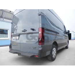 R110A GALIA Полностью оцинкованный фаркоп на Renault Master 2024-, Nissan Interstar 2024-. Тип шара: A. Установка без снятия и выреза бампера. Нагрузки: 3000/120 кг, масса 