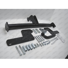 R115-A Лидер-плюс ТСУ для Renault Duster 4WD 2011-2015, 2015-2021, 2021-2022 (без выреза бампера), Renault Duster 2WD 2011-2015, 2015-2021, 2021-2022, Nissan Terrano 2014-2022 (требуется подрезка бампе