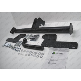 R115-A Лидер-плюс ТСУ для Renault Duster 4WD 2011-2015, 2015-2021, 2021-2022 (без выреза бампера), Renault Duster 2WD 2011-2015, 2015-2021, 2021-2022, Nissan Terrano 2014-2022 (требуется подрезка бампе