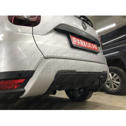 R115-A Лидер-плюс ТСУ для Renault Duster 4WD 2011-2015, 2015-2021, 2021-2022 (без выреза бампера), Renault Duster 2WD 2011-2015, 2015-2021, 2021-2022, Nissan Terrano 2014-2022 (требуется подрезка бампе