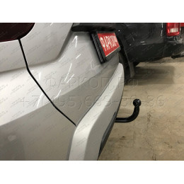 R115-A Лидер-плюс ТСУ для Renault Duster 4WD 2011-2015, 2015-2021, 2021-2022 (без выреза бампера), Renault Duster 2WD 2011-2015, 2015-2021, 2021-2022, Nissan Terrano 2014-2022 (требуется подрезка бампе