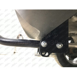 R115-A Лидер-плюс ТСУ для Renault Duster 4WD 2011-2015, 2015-2021, 2021-2022 (без выреза бампера), Renault Duster 2WD 2011-2015, 2015-2021, 2021-2022, Nissan Terrano 2014-2022 (требуется подрезка бампе