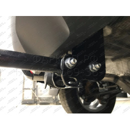 R115-A Лидер-плюс ТСУ для Renault Duster 4WD 2011-2015, 2015-2021, 2021-2022 (без выреза бампера), Renault Duster 2WD 2011-2015, 2015-2021, 2021-2022, Nissan Terrano 2014-2022 (требуется подрезка бампе