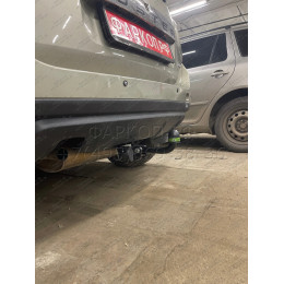 R115-A Лидер-плюс ТСУ для Renault Duster 4WD 2011-2015, 2015-2021, 2021-2022 (без выреза бампера), Renault Duster 2WD 2011-2015, 2015-2021, 2021-2022, Nissan Terrano 2014-2022 (требуется подрезка бампе