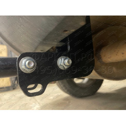 R115-A Лидер-плюс ТСУ для Renault Duster 4WD 2011-2015, 2015-2021, 2021-2022 (без выреза бампера), Renault Duster 2WD 2011-2015, 2015-2021, 2021-2022, Nissan Terrano 2014-2022 (требуется подрезка бампе