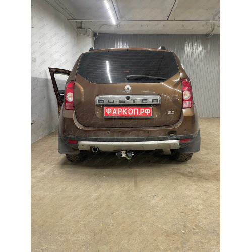 R115-A Лидер-плюс ТСУ для Renault Duster 4WD 2011-2015, 2015-2021, 2021-2022 (без выреза бампера), Renault Duster 2WD 2011-2015, 2015-2021, 2021-2022, Nissan Terrano 2014-2022 (требуется подрезка бампера). Нагрузки: 1200/75 кг, масса фаркопа 16,1 кг (без 